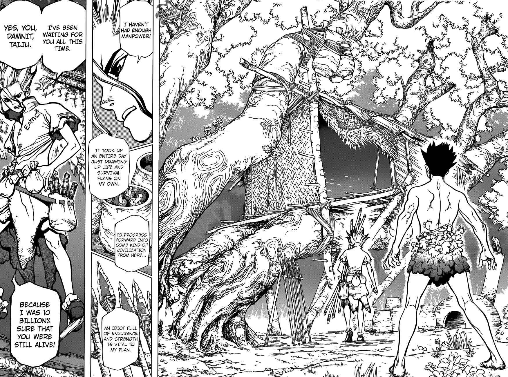 Dr. Stone Manga Chapter 1 page 43 - Stone World