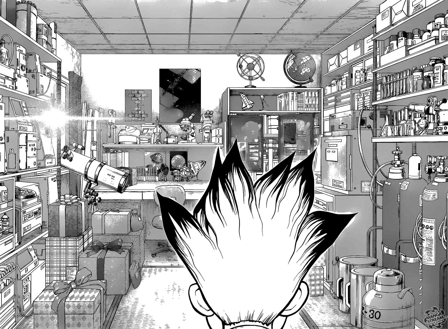 Dr. Stone Manga Chapter 10 page 4 - Student of Science