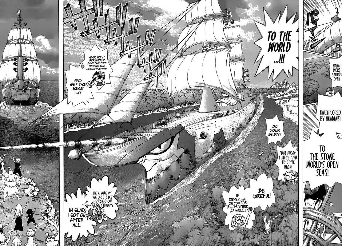 Dr. Stone Manga Chapter 100 page 13 - Origin of the 100 Tales