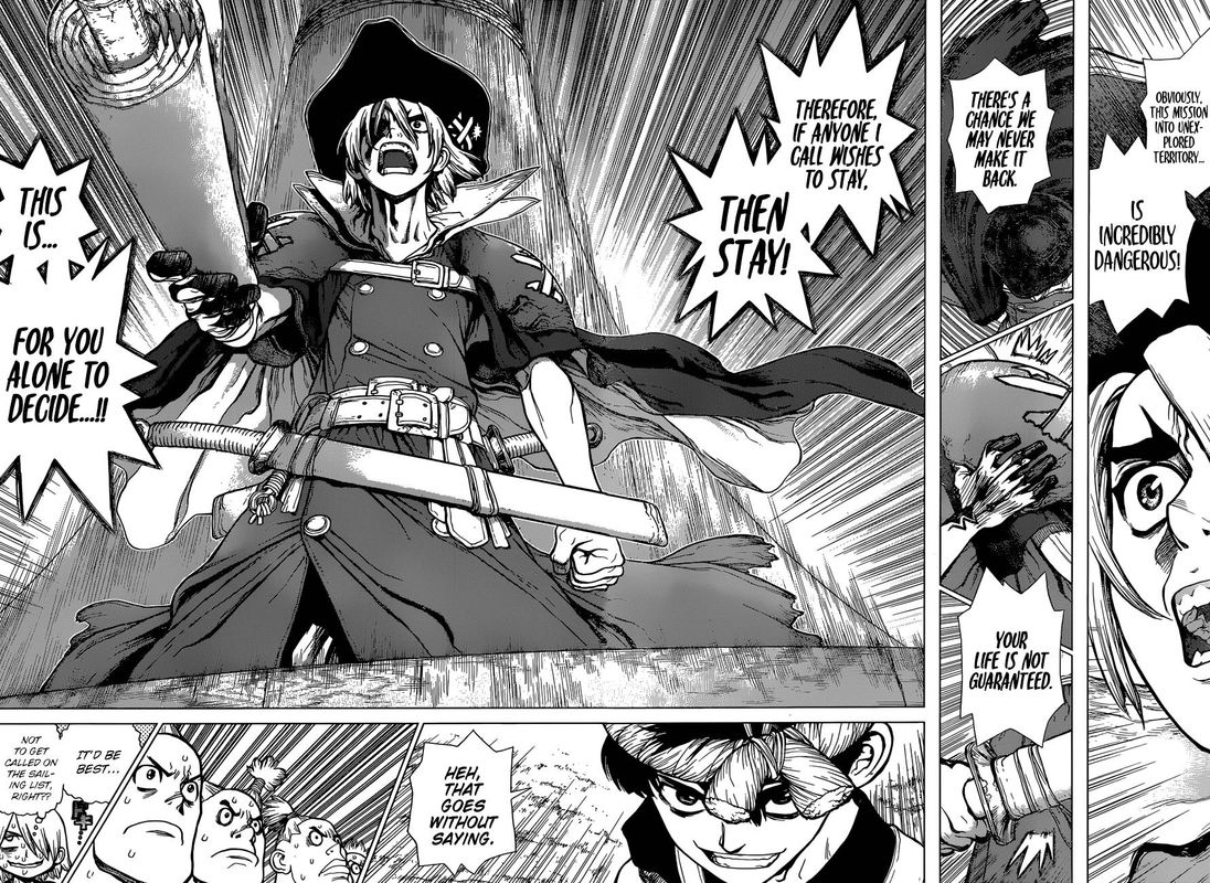 Dr. Stone Manga Chapter 100 page 4 - Origin of the 100 Tales