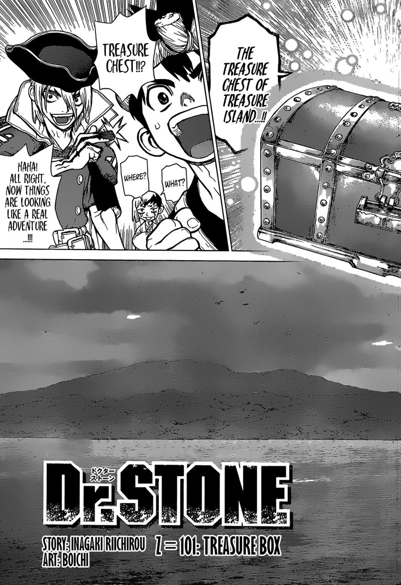 Dr. Stone Manga Chapter 101 page 1 - Treasure Chest