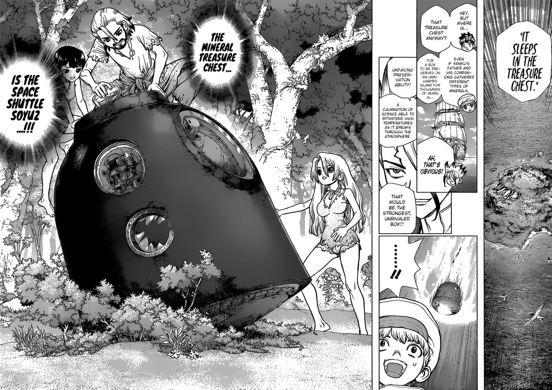 Dr. Stone Manga Chapter 101 page 12 - Treasure Chest