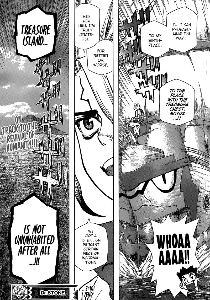 Dr. Stone Manga Chapter 101 page 16 - Treasure Chest
