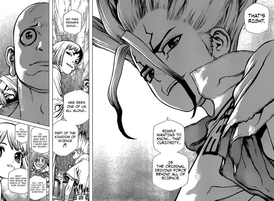 Dr. Stone Manga Chapter 102 page 6 - Perseus, Ship of Science