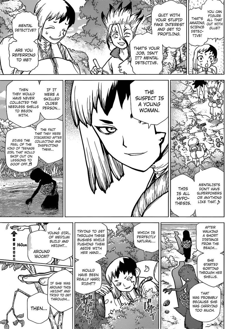 Dr. Stone Manga Chapter 104 page 10 - Men of Forensics