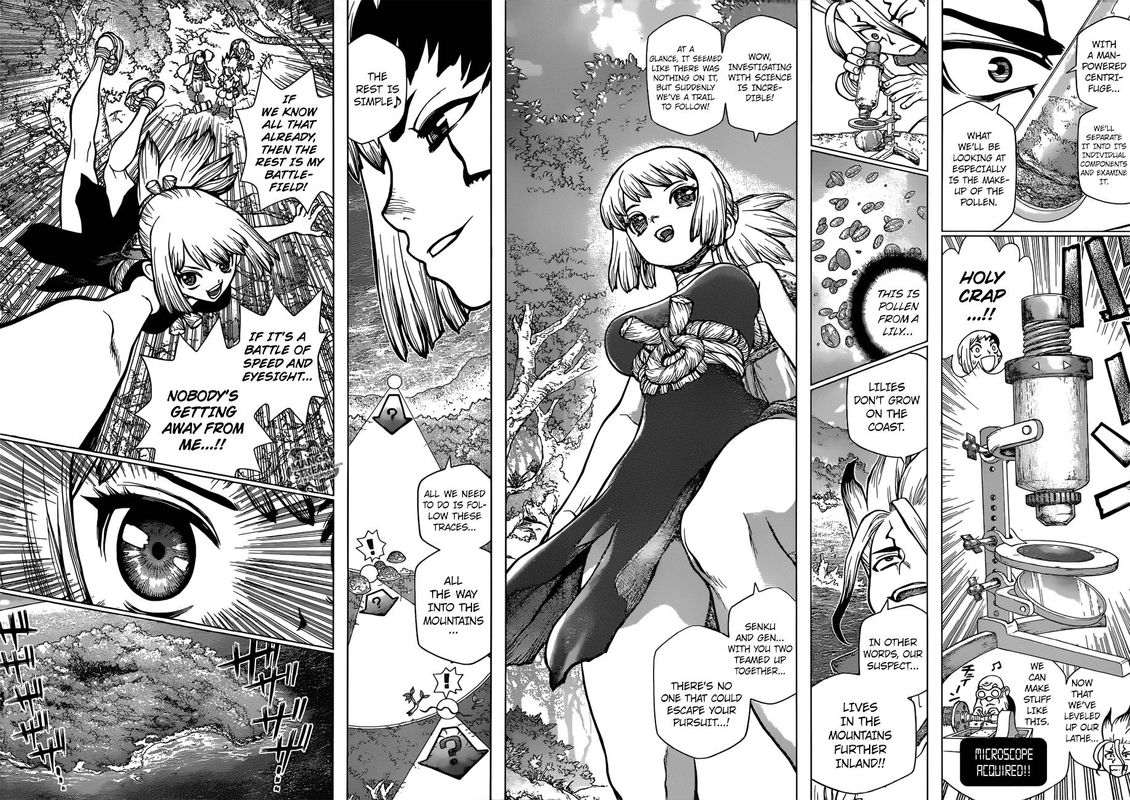 Dr. Stone Manga Chapter 104 page 13 - Men of Forensics
