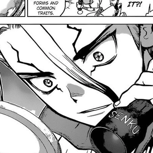 Dr. Stone Manga Chapter 104 (Men of Forensics) cover