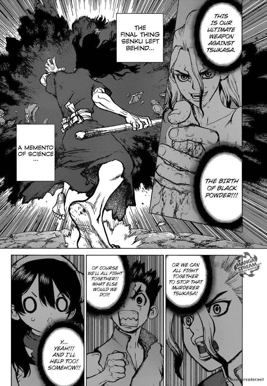 Dr. Stone Manga Chapter 11 page 14 - Weapon of Science