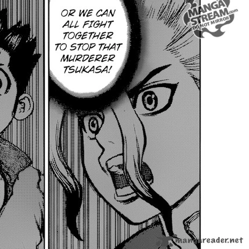 Dr. Stone Manga Chapter 11 (Weapon of Science) cover