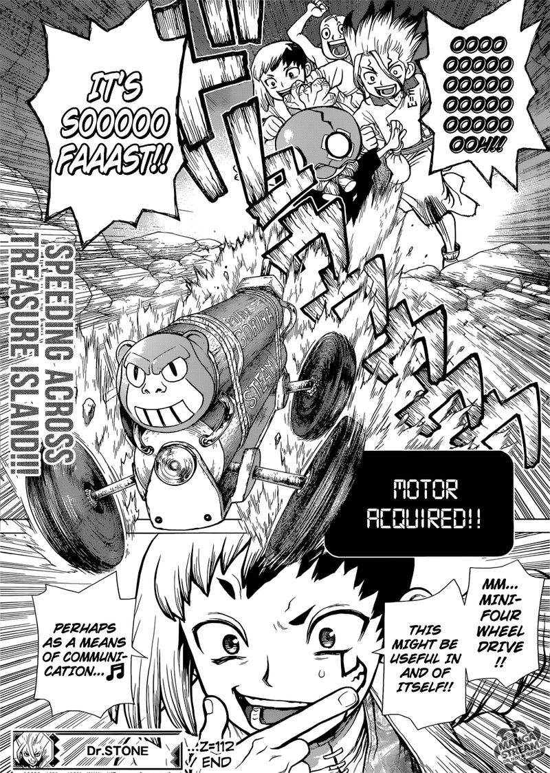 Dr. Stone Manga Chapter 112 page 18 - King of Three Dimensions