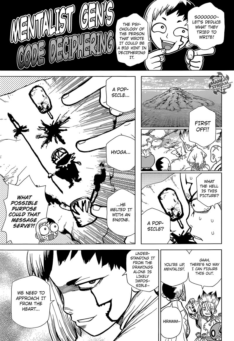 Dr. Stone Manga Chapter 113 page 11 - Cryptography Science