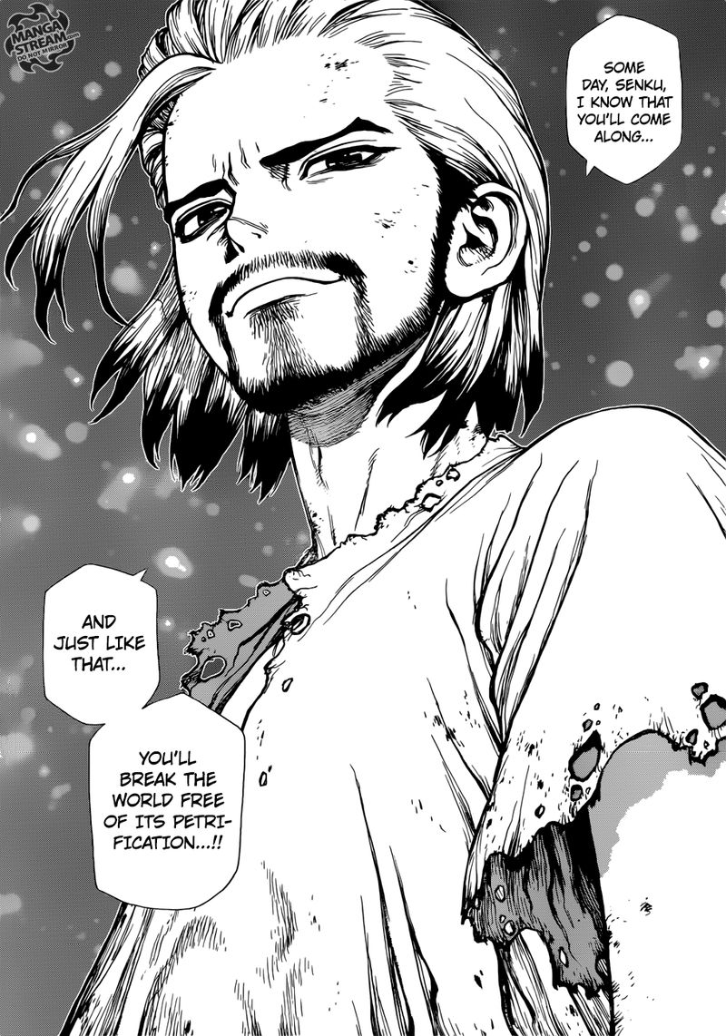 Dr. Stone Manga Chapter 114 page 17 - Silently, Science Pierces the Stone