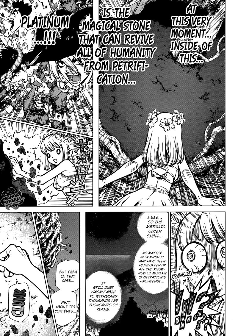 Dr. Stone Manga Chapter 114 page 3 - Silently, Science Pierces the Stone