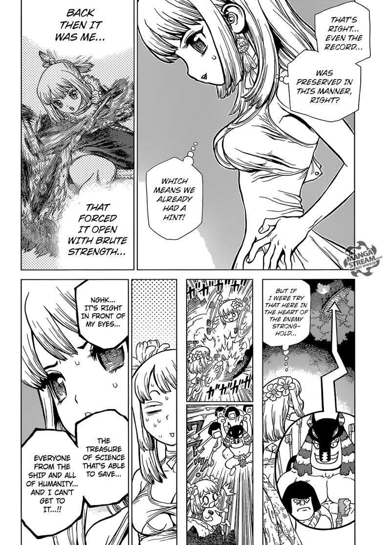 Dr. Stone Manga Chapter 114 page 5 - Silently, Science Pierces the Stone