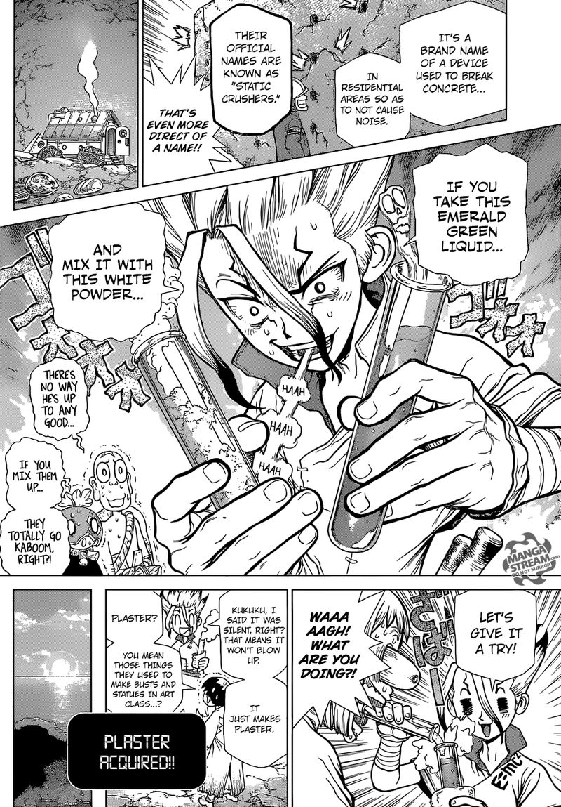 Dr. Stone Manga Chapter 114 page 7 - Silently, Science Pierces the Stone