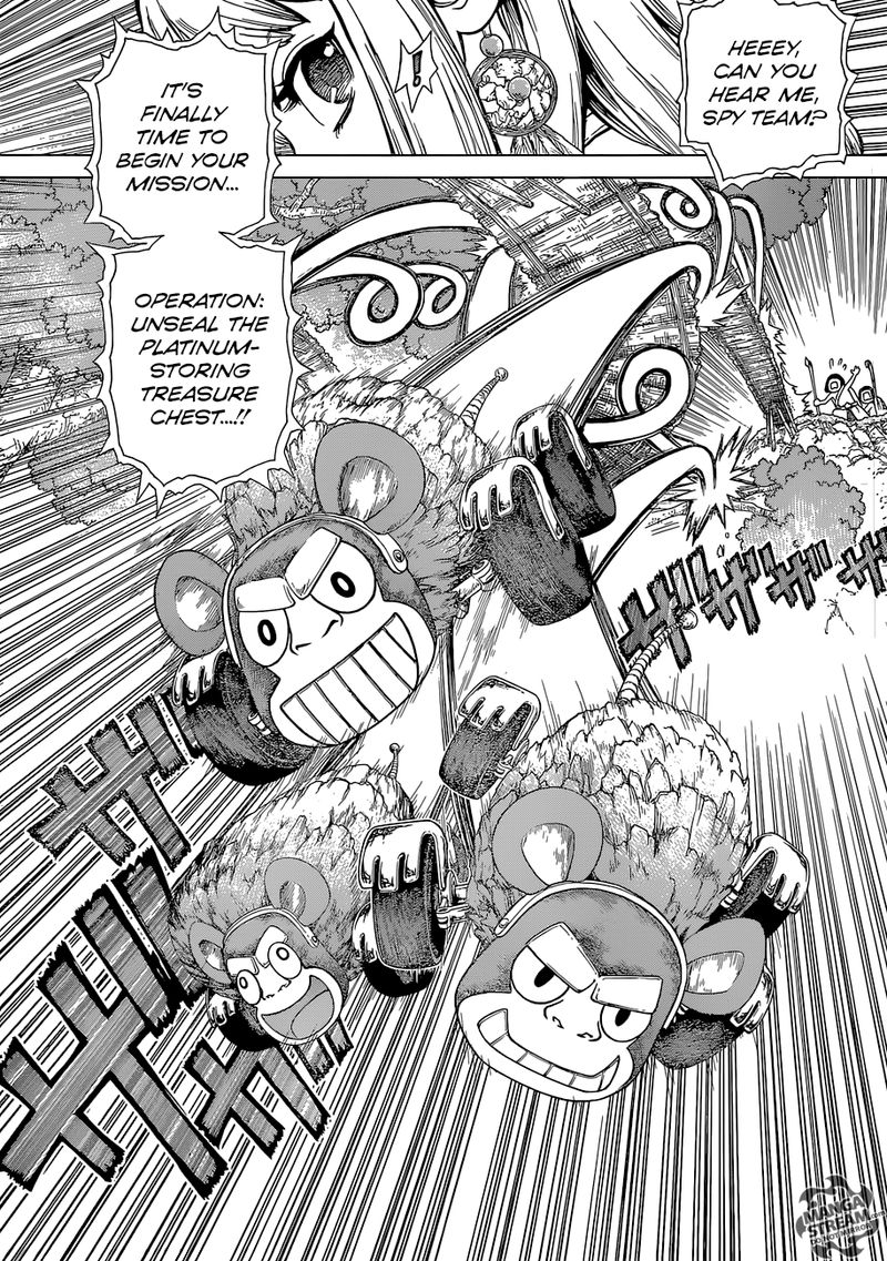 Dr. Stone Manga Chapter 114 page 8 - Silently, Science Pierces the Stone