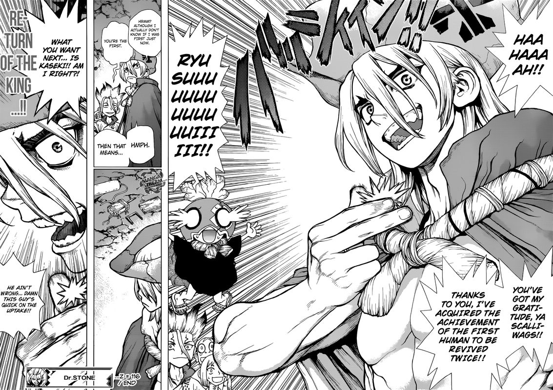 Dr. Stone Manga Chapter 116 page 17 - Miracle in Hand