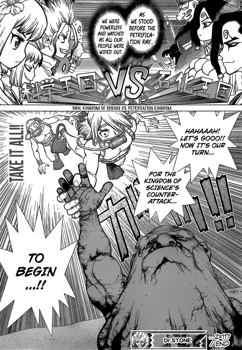 Dr. Stone Manga Chapter 117 page 18 - The Kingdom of Science Strikes Back