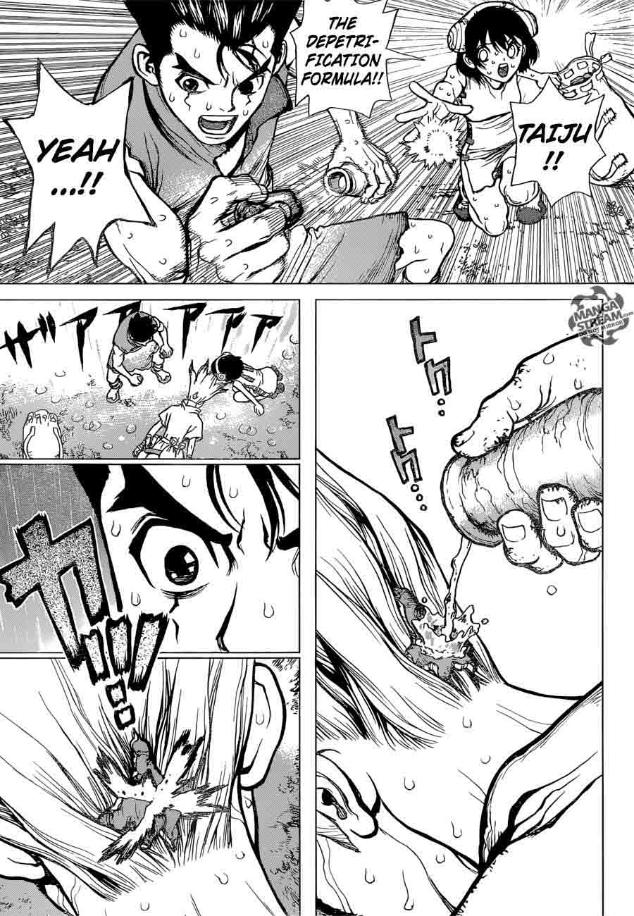 Dr. Stone Manga Chapter 12 page 13 - Epilogue of Prologue(End of Part 0)