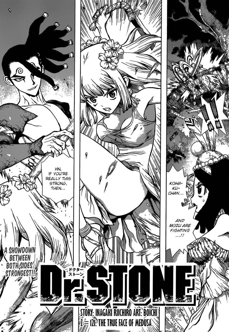 Dr. Stone Manga Chapter 121 page 1 - Medusa's True Face