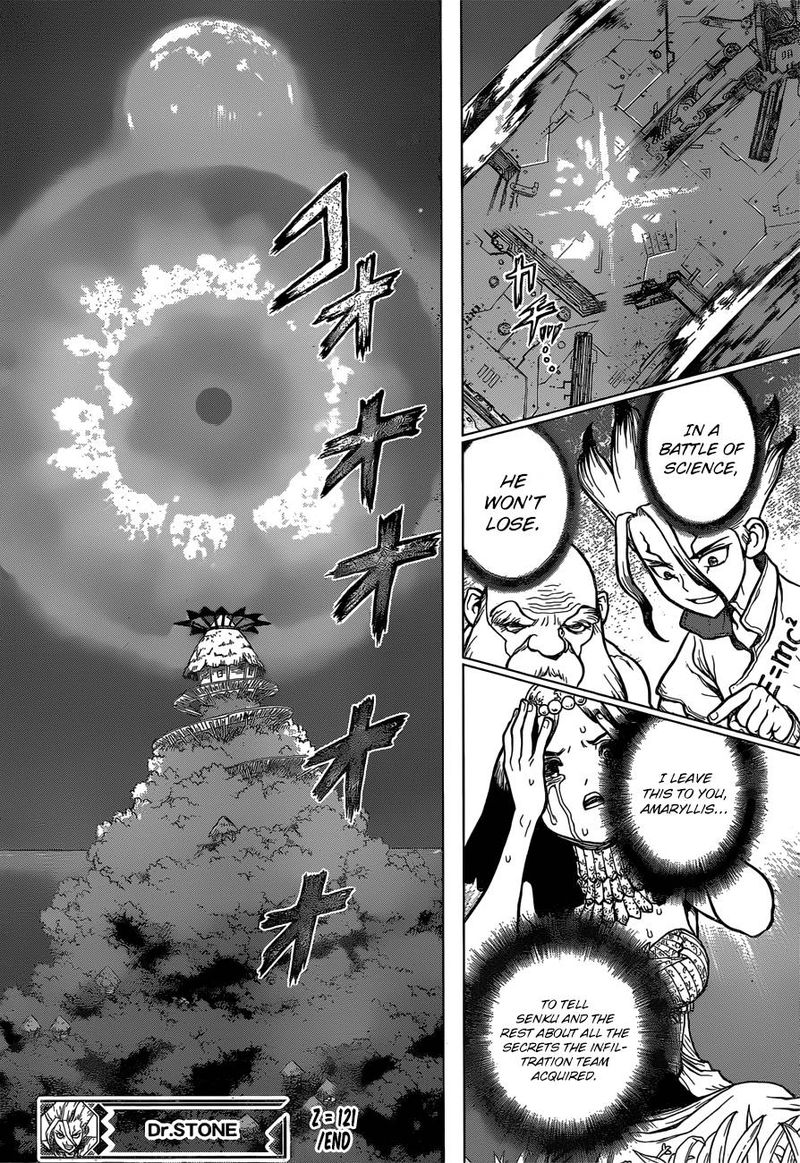 Dr. Stone Manga Chapter 121 page 17 - Medusa's True Face