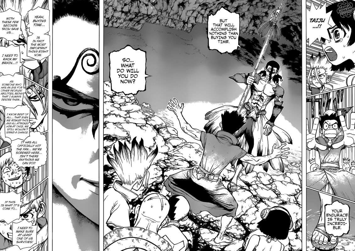 Dr. Stone Manga Chapter 122 page 14 - Brain-Battle Puzzle Pieces