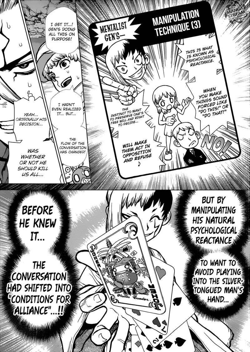 Dr. Stone Manga Chapter 123 page 13 - Brain-Battle Gambit