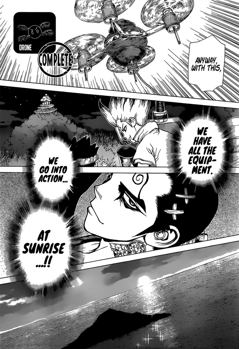 Dr. Stone Manga Chapter 125 page 16 - Decisive Three-Dimensional Battle