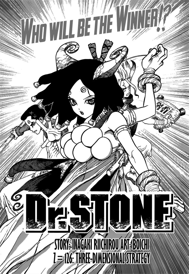 Dr. Stone Manga Chapter 126 page 1 - Three-Dimensional Stratagem