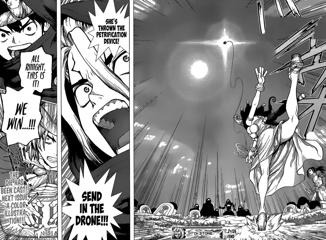 Dr. Stone Manga Chapter 126 page 16 - Three-Dimensional Stratagem