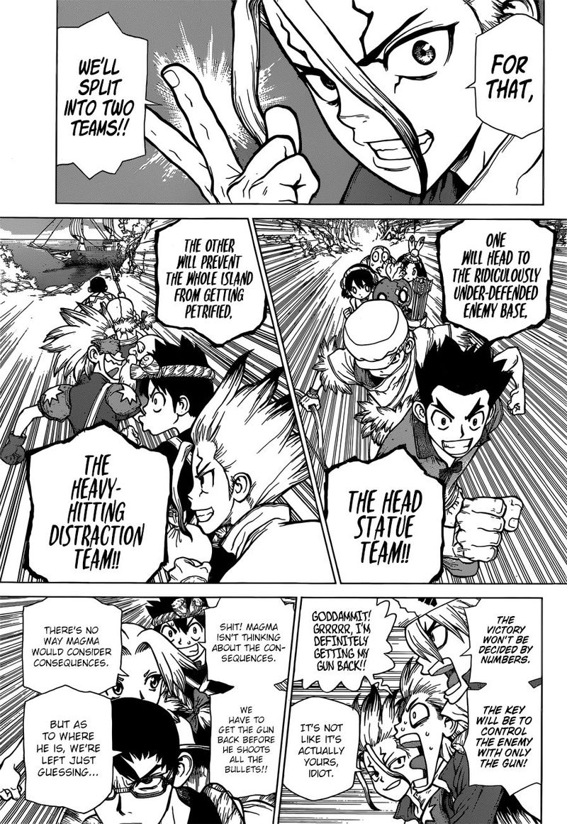 Dr. Stone Manga Chapter 128 page 5 - Island-Wide Battle Royale