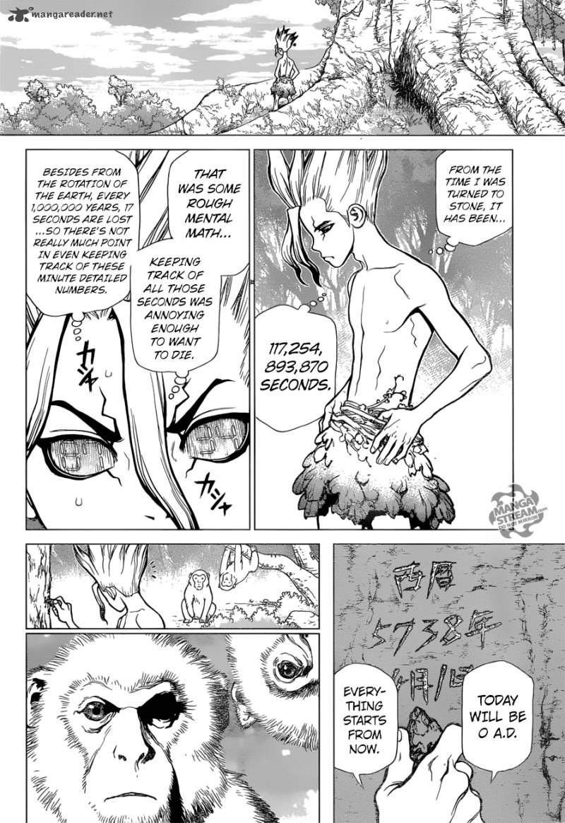 Dr. Stone Manga Chapter 13 page 7 - Part 1: Stone World: The Beginning