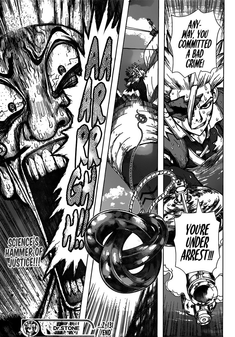 Dr. Stone Manga Chapter 131 page 17 - Nasty Crimes