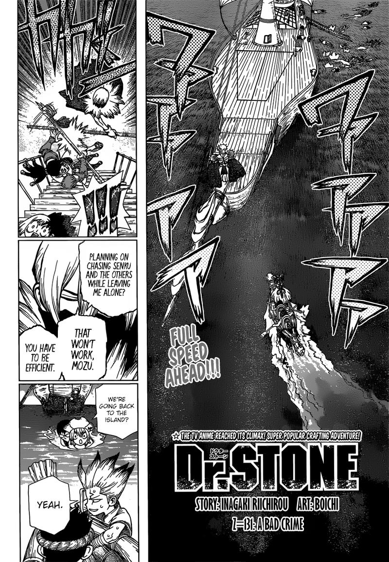Dr. Stone Manga Chapter 131 page 2 - Nasty Crimes