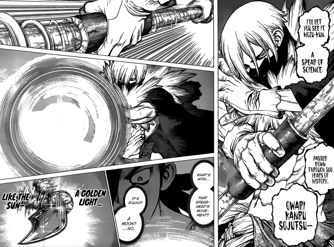Dr. Stone Manga Chapter 132 page 12 - The Strongest Weapon is...