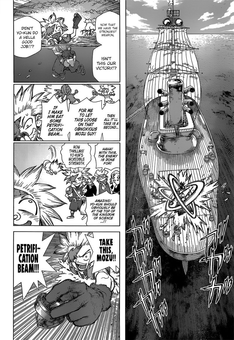 Dr. Stone Manga Chapter 132 page 4 - The Strongest Weapon is...
