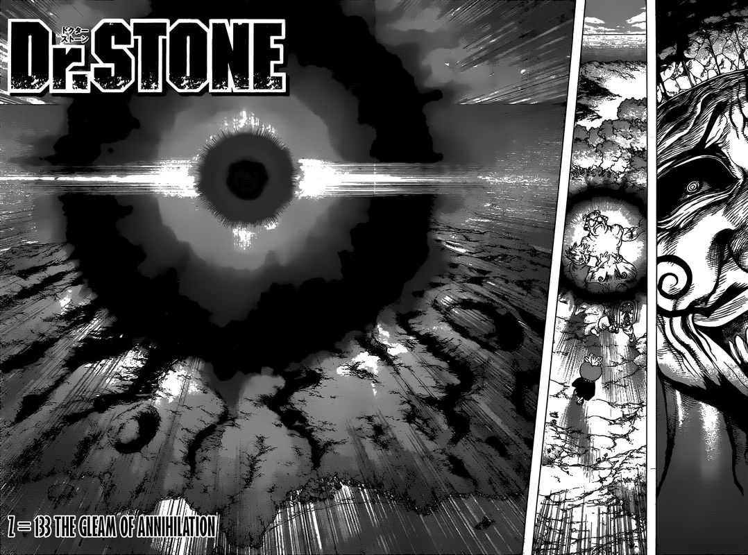Dr. Stone Manga Chapter 133 page 15 - Flash of Destruction