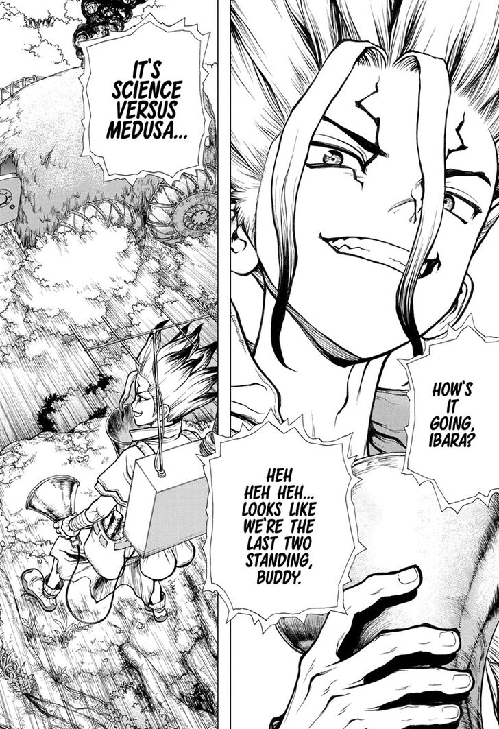 Dr. Stone Manga Chapter 134 page 18 - Commander Faceoff
