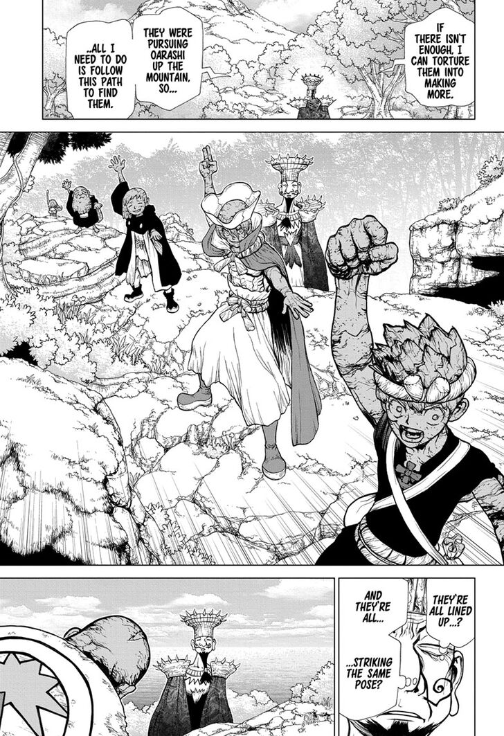 Dr. Stone Manga Chapter 134 page 9 - Commander Faceoff