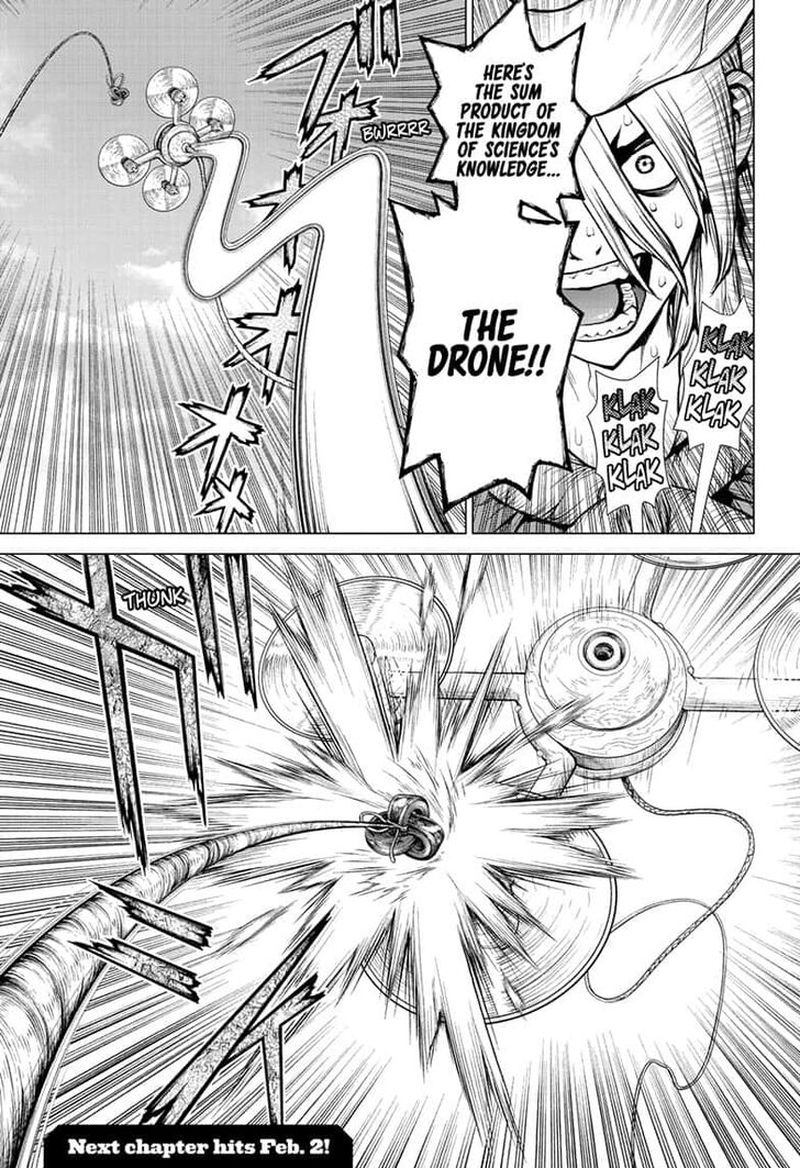Dr. Stone Manga Chapter 136 page 17 - Medusa vs. Science