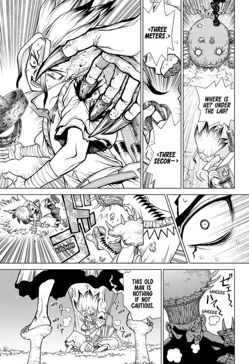 Dr. Stone Manga Chapter 136 page 3 - Medusa vs. Science