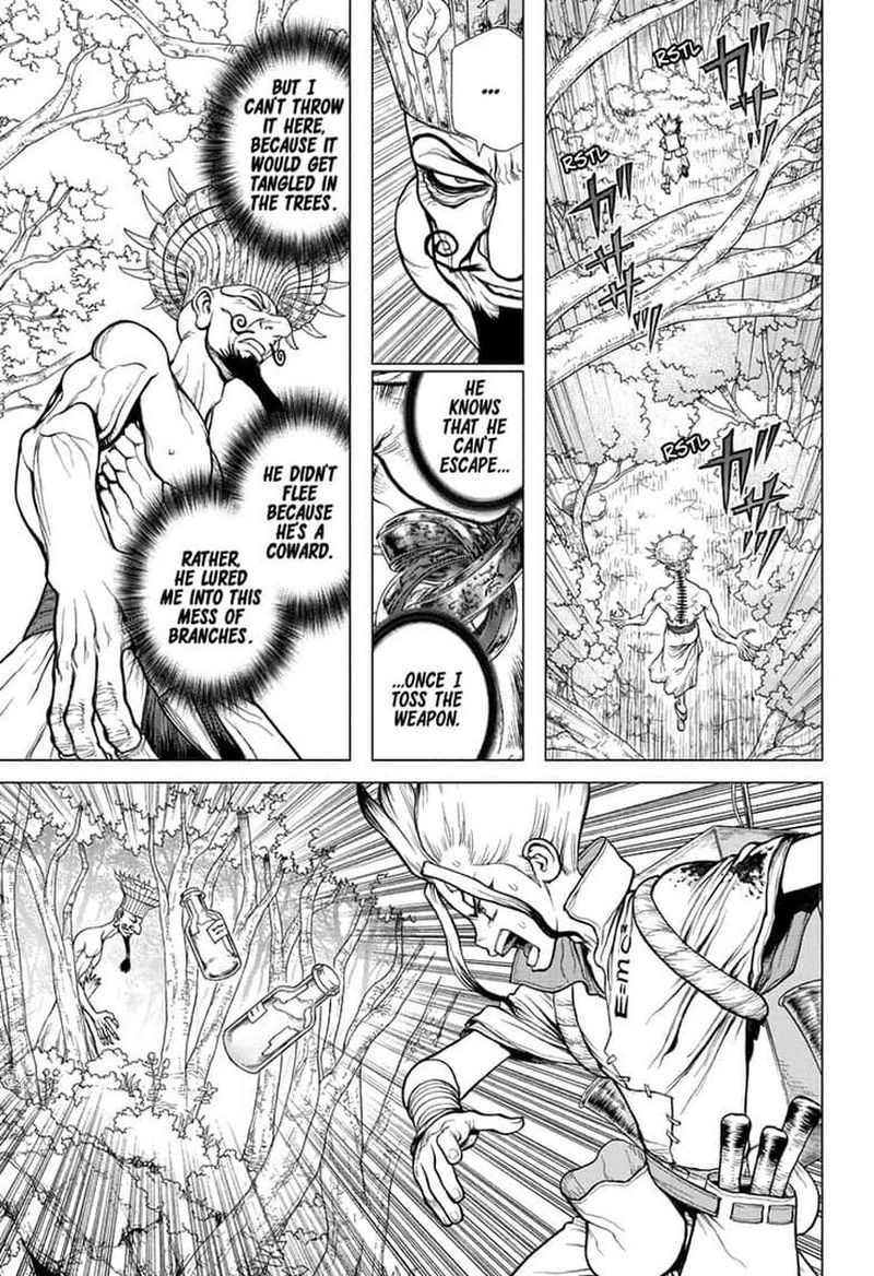 Dr. Stone Manga Chapter 136 page 5 - Medusa vs. Science