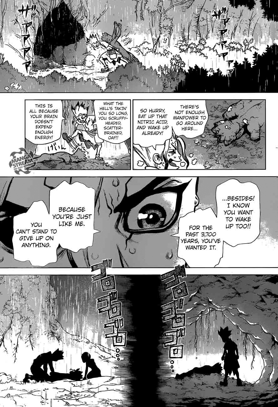 Dr. Stone Manga Chapter 14 page 16 - Those Who Have Faith