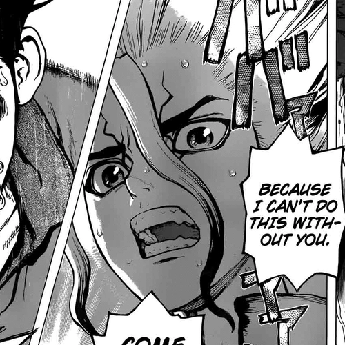 Dr. Stone Manga Chapter 14 (Those Who Have Faith) cover