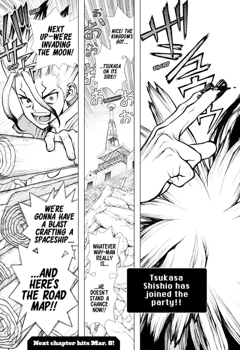 Dr. Stone Manga Chapter 141 page 22 - First Team