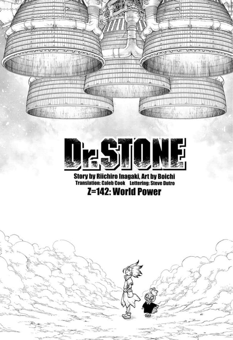 Dr. Stone Manga Chapter 142 page 1 - World Power