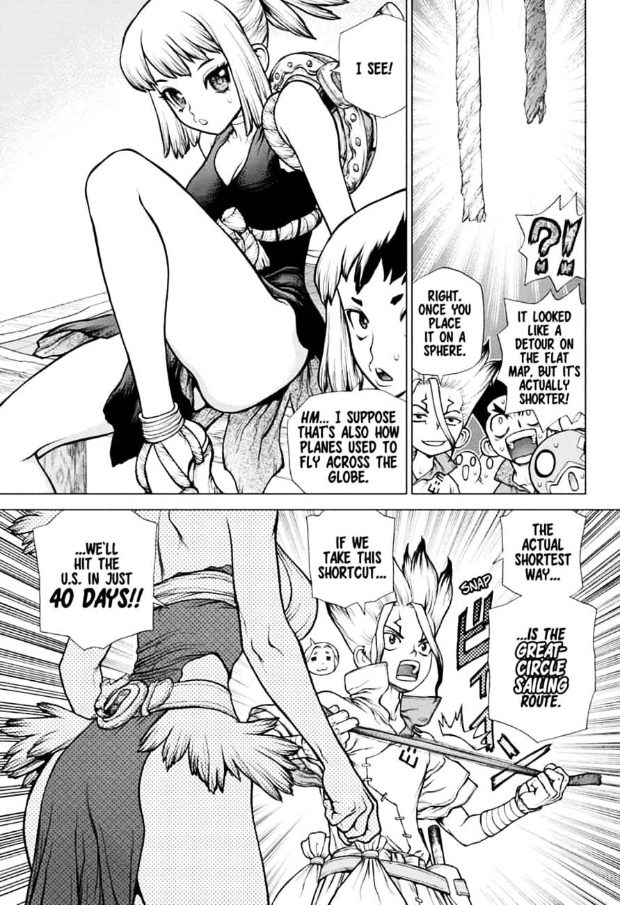 Dr. Stone Manga Chapter 143 page 10 - Ryusui vs. Senku