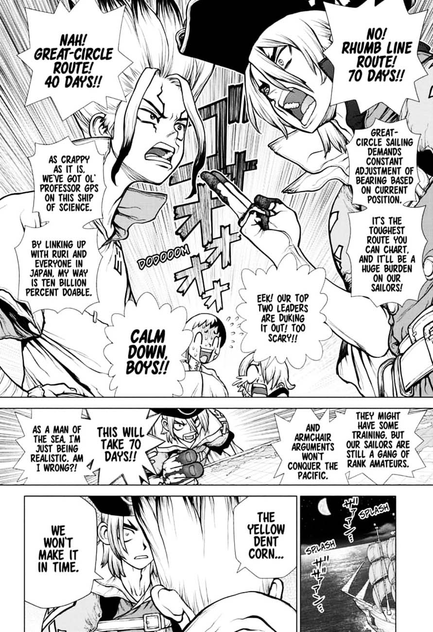 Dr. Stone Manga Chapter 143 page 11 - Ryusui vs. Senku