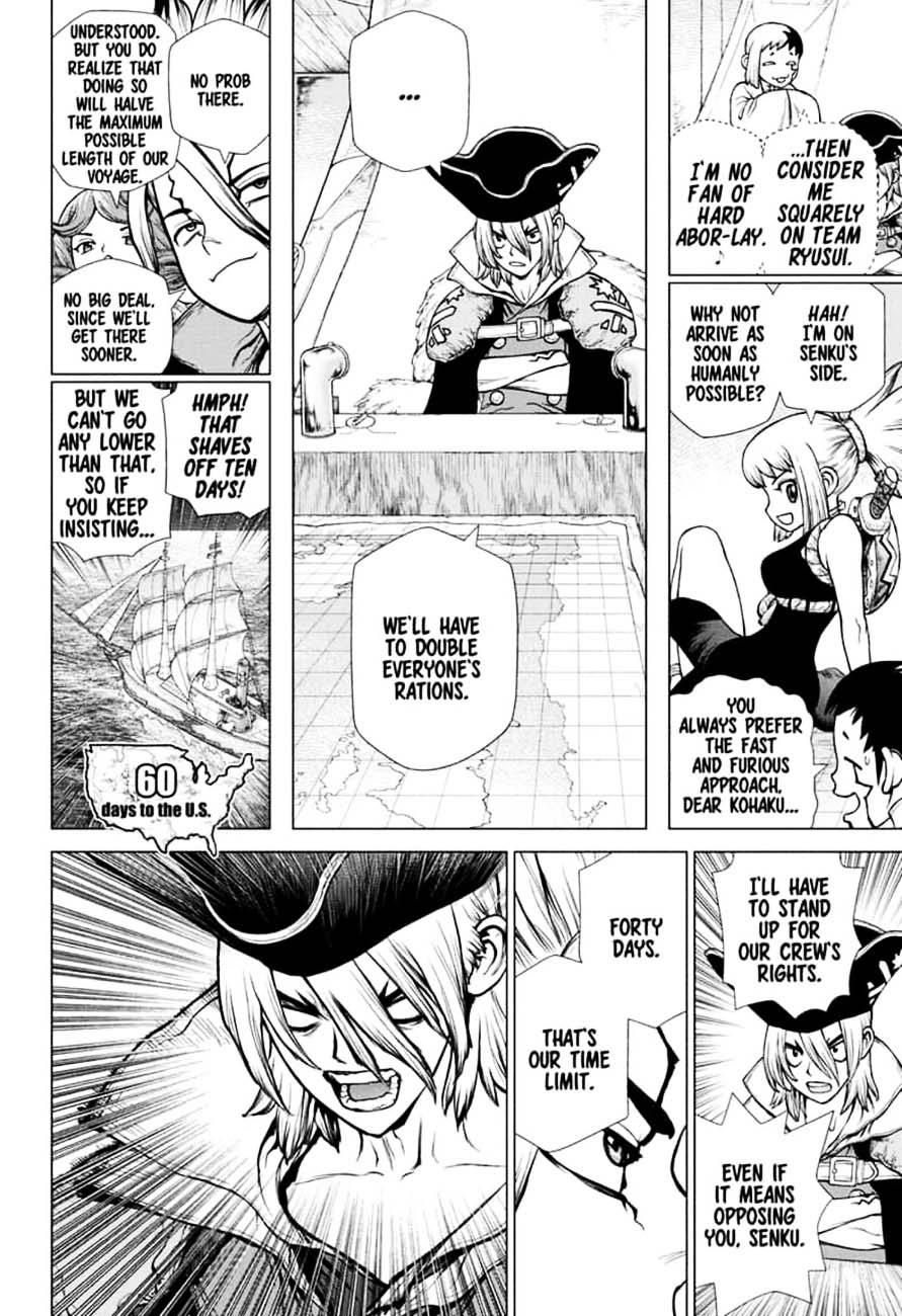 Dr. Stone Manga Chapter 143 page 13 - Ryusui vs. Senku