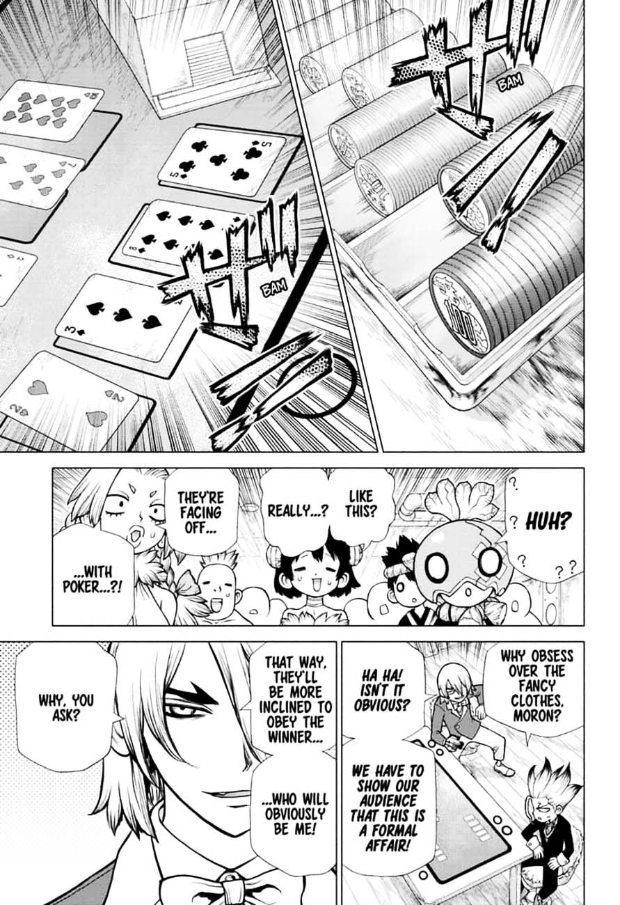 Dr. Stone Manga Chapter 143 page 16 - Ryusui vs. Senku